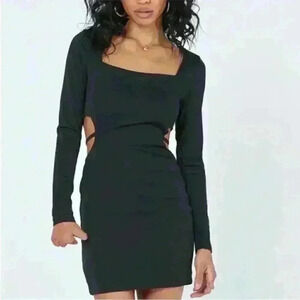 NWT Princess Polly Elizabeth Mini Dress in Black Sz US8